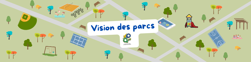 Bannière de projet avec Vision du Parc au centre